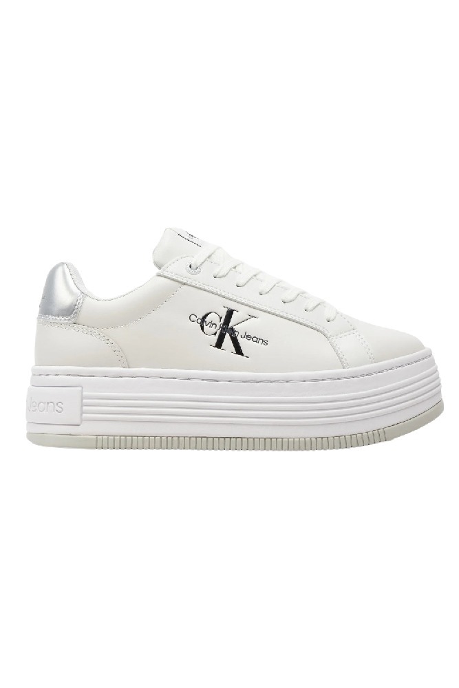 CALVIN KLEIN JEANS BOLD PLATF LOW LACE ΠΑΠΟΥΤΣΙ ΓΥΝΑΙΚΕΙΟ BRIGHT WHITE