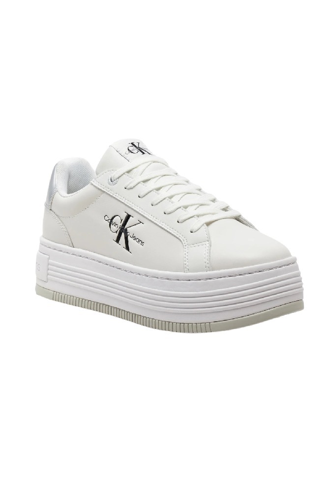 CALVIN KLEIN JEANS BOLD PLATF LOW LACE ΠΑΠΟΥΤΣΙ ΓΥΝΑΙΚΕΙΟ BRIGHT WHITE