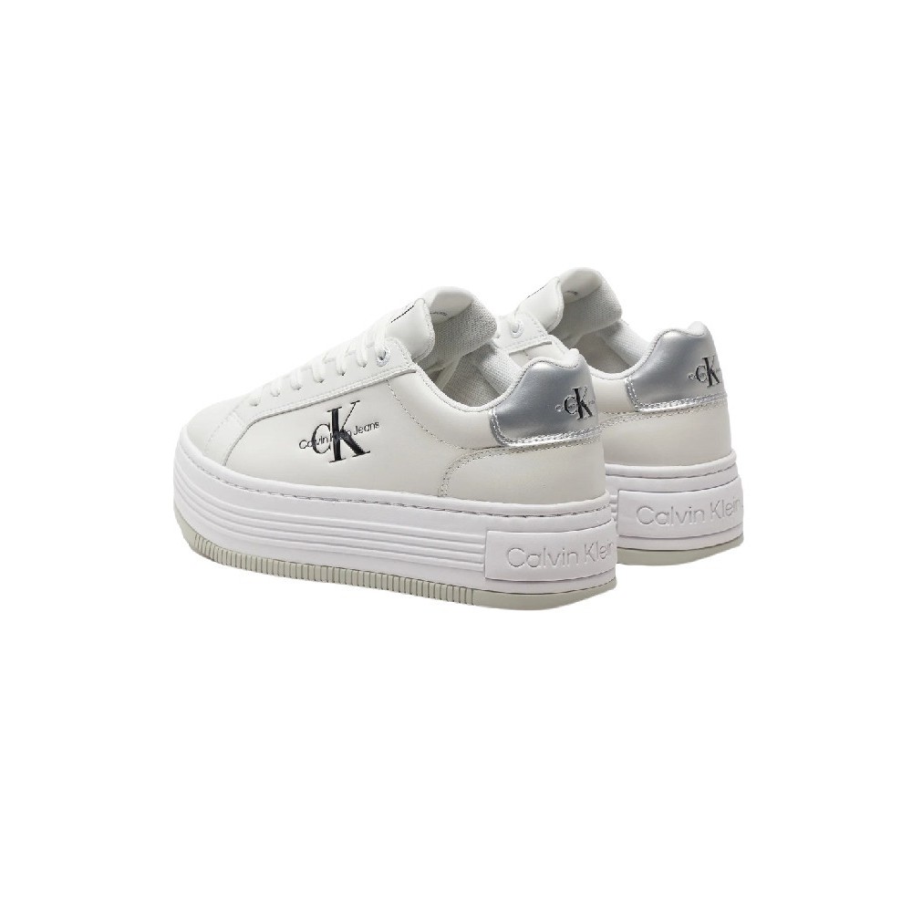 CALVIN KLEIN JEANS BOLD PLATF LOW LACE ΠΑΠΟΥΤΣΙ ΓΥΝΑΙΚΕΙΟ BRIGHT WHITE