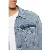 CALVIN KLEIN JEANS SLIM DENIM JACKET ΜΠΟΥΦΑΝ ΑΝΔΡΙΚΟ DENIM LIGHT