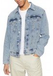 CALVIN KLEIN JEANS SLIM DENIM JACKET ΜΠΟΥΦΑΝ ΑΝΔΡΙΚΟ DENIM LIGHT