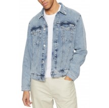 CALVIN KLEIN JEANS SLIM DENIM JACKET ΜΠΟΥΦΑΝ ΑΝΔΡΙΚΟ DENIM LIGHT