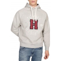 TOMMY JEANS TERRY HOODIE GREY MELANGE ΦΟΥΤΕΡ ΜΠΛΟΥΖΑ ΑΝΔΡΙΚΗ GREY