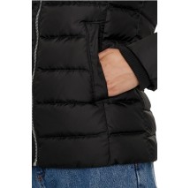 TOMMY HILFIGER BASIC HOODED DOWN JACKET ΜΠΟΥΦΑΝ ΓΥΝΑΙΚΕΙΟ BLACK