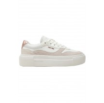 CALVIN KLEIN JEANS CUPSOLE LACE UP MIX ΠΑΠΟΥΤΣΙ ΓΥΝΑΙΚΕΙΟ WHITE