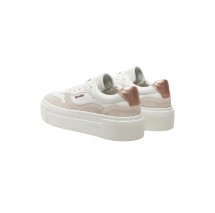 CALVIN KLEIN JEANS CUPSOLE LACE UP MIX ΠΑΠΟΥΤΣΙ ΓΥΝΑΙΚΕΙΟ WHITE