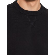 CALVIN KLEIN JEANS BADGE CREW NECK ΜΠΛΟΥΖΑ ΦΟΥΤΕΡ ΑΝΔΡΙΚΗ BLACK