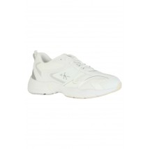 CALVIN KLEIN JEANS RETRO TENNIS LOW LACEUP MTL ΠΑΠΟΥΤΣΙ ΑΝΔΡΙΚΟ WHITE