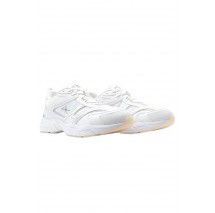 CALVIN KLEIN JEANS RETRO TENNIS LOW LACEUP MTL ΠΑΠΟΥΤΣΙ ΑΝΔΡΙΚΟ WHITE