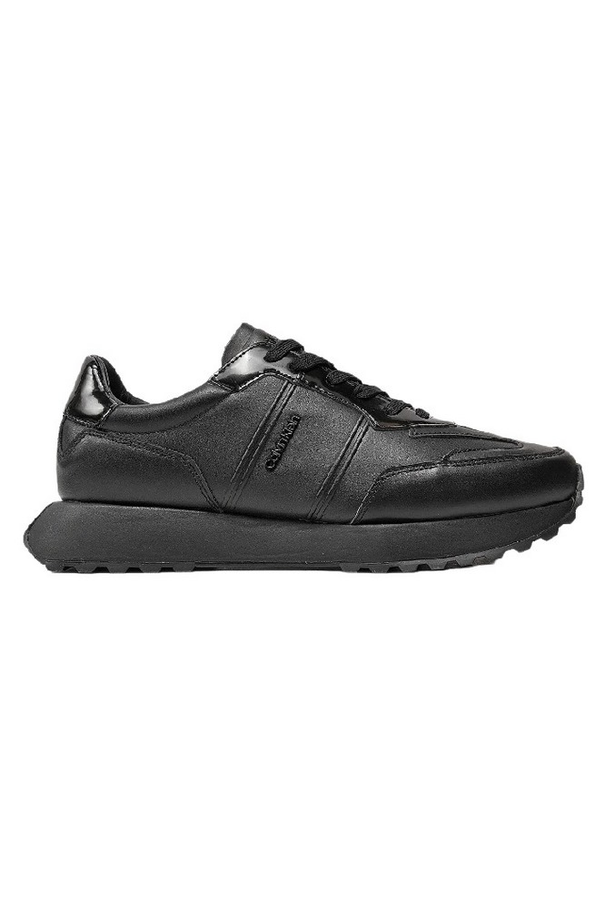 CALVIN KLEIN JEANS LOW TOP LACE UP LTH W/ HF ΠΑΠΟΥΤΣΙ ΑΝΔΡΙΚΟ BLACK