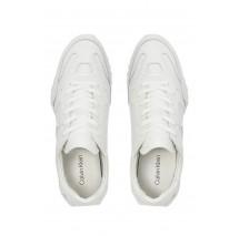 CALVIN KLEIN JEANS LOW TOP LACE UP LTH W/ HF ΠΑΠΟΥΤΣΙ ΑΝΔΡΙΚΟ WHITE