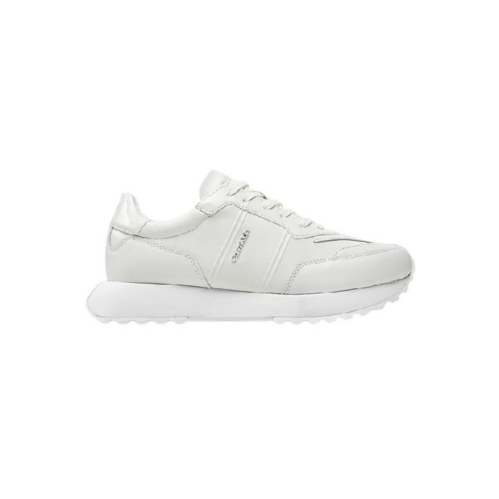 CALVIN KLEIN JEANS LOW TOP LACE UP LTH W/ HF ΠΑΠΟΥΤΣΙ ΑΝΔΡΙΚΟ WHITE