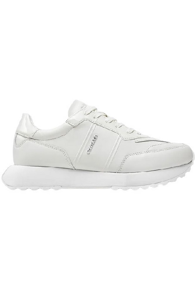 CALVIN KLEIN JEANS LOW TOP LACE UP LTH W/ HF ΠΑΠΟΥΤΣΙ ΑΝΔΡΙΚΟ WHITE