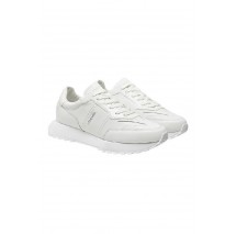 CALVIN KLEIN JEANS LOW TOP LACE UP LTH W/ HF ΠΑΠΟΥΤΣΙ ΑΝΔΡΙΚΟ WHITE