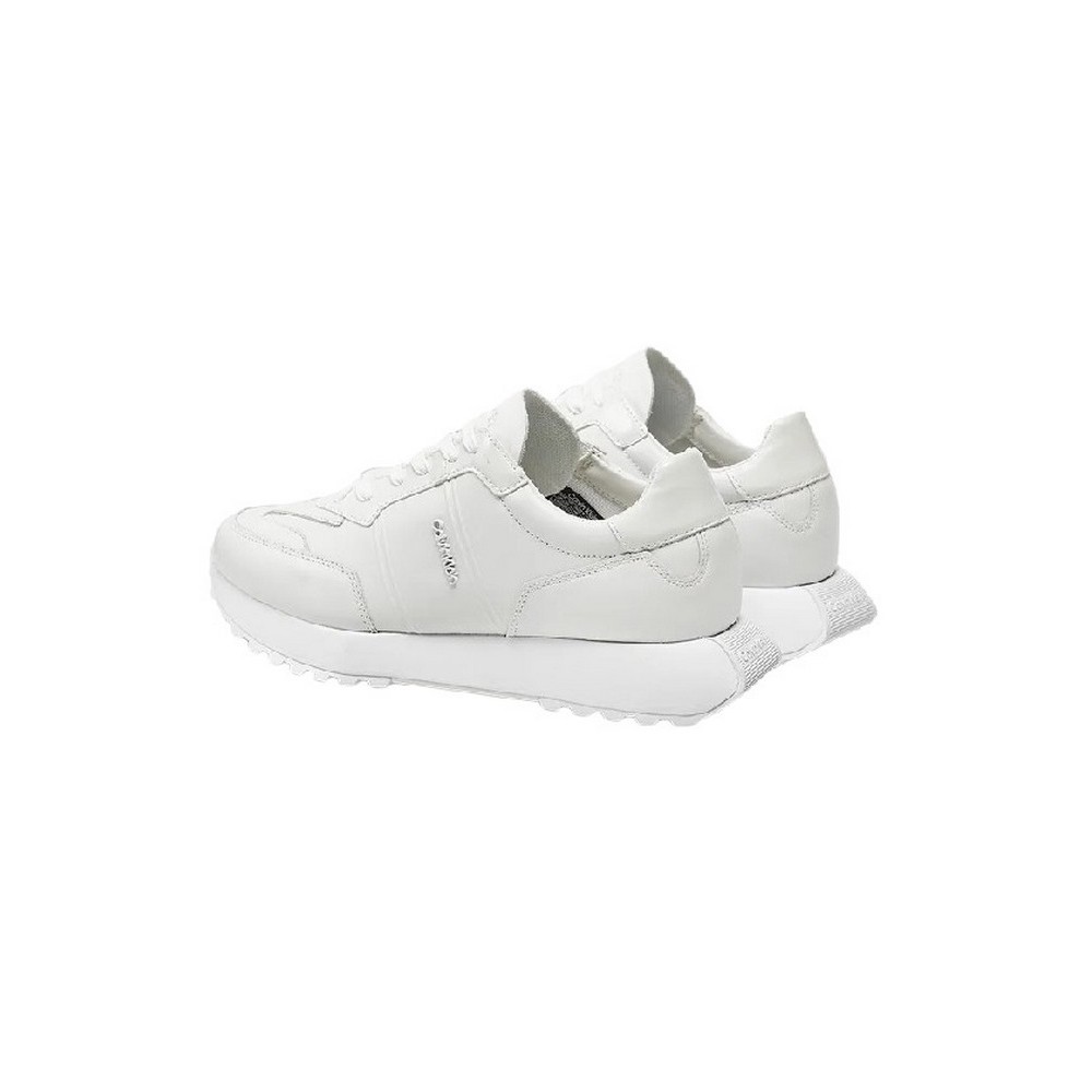 CALVIN KLEIN JEANS LOW TOP LACE UP LTH W/ HF ΠΑΠΟΥΤΣΙ ΑΝΔΡΙΚΟ WHITE