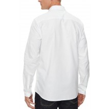 CALVIN KLEIN JEANS OXFORD SHIRT ΠΟΥΚΑΜΙΣΟ ΑΝΔΡΙΚΟ WHITE