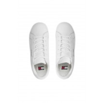 TOMMY HILFIGER FLATFORM ESS ΠΑΠΟΥΤΣΙ ΓΥΝΑΙΚΕΙΟ WHITE