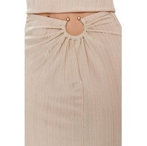 GUESS CRISTINA MIDI SKIRT ΦΟΥΣΤΑ ΓΥΝΑΙΚΕΙΑ GOLD