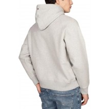 TOMMY JEANS TERRY HOODIE GREY MELANGE ΦΟΥΤΕΡ ΜΠΛΟΥΖΑ ΑΝΔΡΙΚΗ GREY