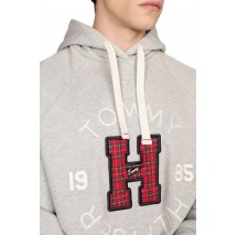 TOMMY JEANS TERRY HOODIE GREY MELANGE ΦΟΥΤΕΡ ΜΠΛΟΥΖΑ ΑΝΔΡΙΚΗ GREY