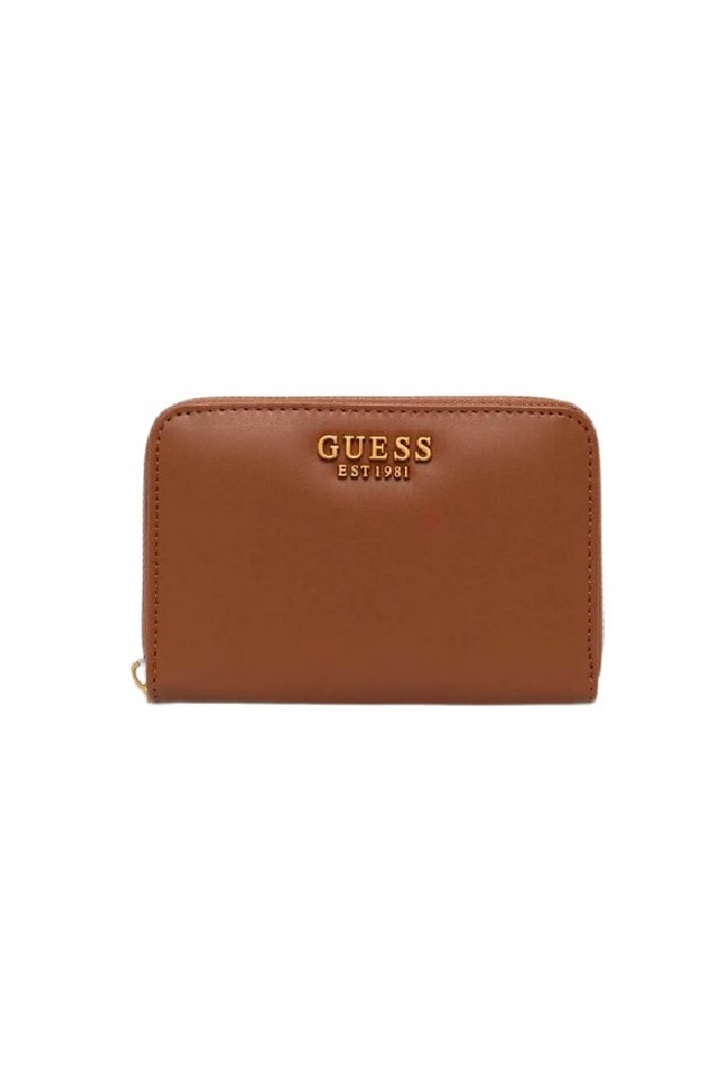 GUESS LAUREL SLG MEDIUM ZIP AROUND ΠΟΡΤΟΦΟΛΙ ΓΥΝΑΙΚΕΙΟ COGNAC