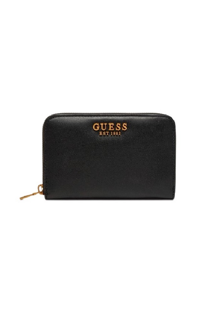 GUESS LAUREL SLG MEDIUM ZIP AROUND ΠΟΡΤΟΦΟΛΙ ΓΥΝΑΙΚΕΙΟ BLACK