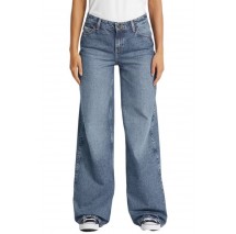 GUESS JEANS G11 WIDE LEG ΠΑΝΤΕΛΟΝΙ ΓΥΝΑΙΚΕΙΟ BLUΕ DENIM