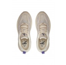 CALVIN KLEIN JEANS RETRO TENNIS SU-MESH W ΠΑΠΟΥΤΣΙ ΓΥΝΑΙΚΕΙΟ EGGSHELL/LILAC