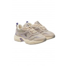 CALVIN KLEIN JEANS RETRO TENNIS SU-MESH W ΠΑΠΟΥΤΣΙ ΓΥΝΑΙΚΕΙΟ EGGSHELL/LILAC