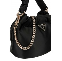 GUESS TWILLER TOP HANDLE POUCH ΤΣΑΝΤΑ ΓΥΝΑΙΚΕΙΑ BLACK