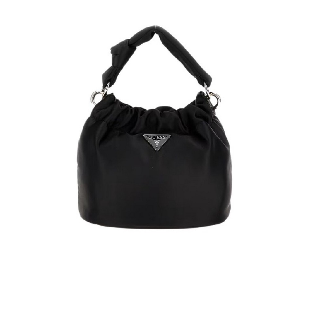 GUESS TWILLER TOP HANDLE POUCH ΤΣΑΝΤΑ ΓΥΝΑΙΚΕΙΑ BLACK