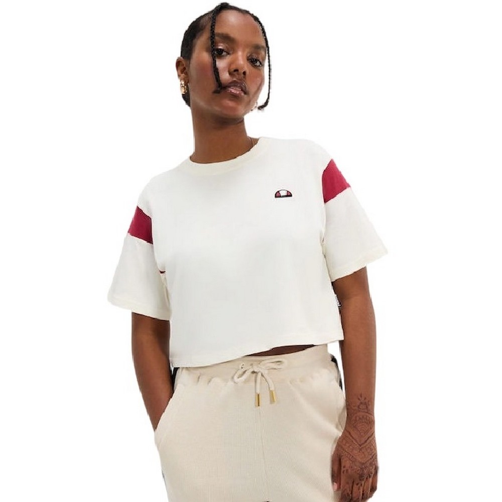 ELLESSE SARTORIA DERPY CROPPED T-SHIRT ΜΠΛΟΥΖΑ ΓΥΝΑΙΚΕΙΑ OFF WHITE