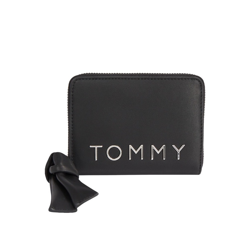 TOMMY HILFIGER TJW BOLD MED ZA ΠΟΡΤΟΦΟΛΙ ΓΥΝΑΙΚΕΙΟ BLACK