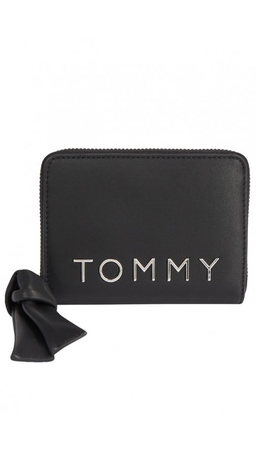 TOMMY HILFIGER TJW BOLD MED ZA ΠΟΡΤΟΦΟΛΙ ΓΥΝΑΙΚΕΙΟ BLACK