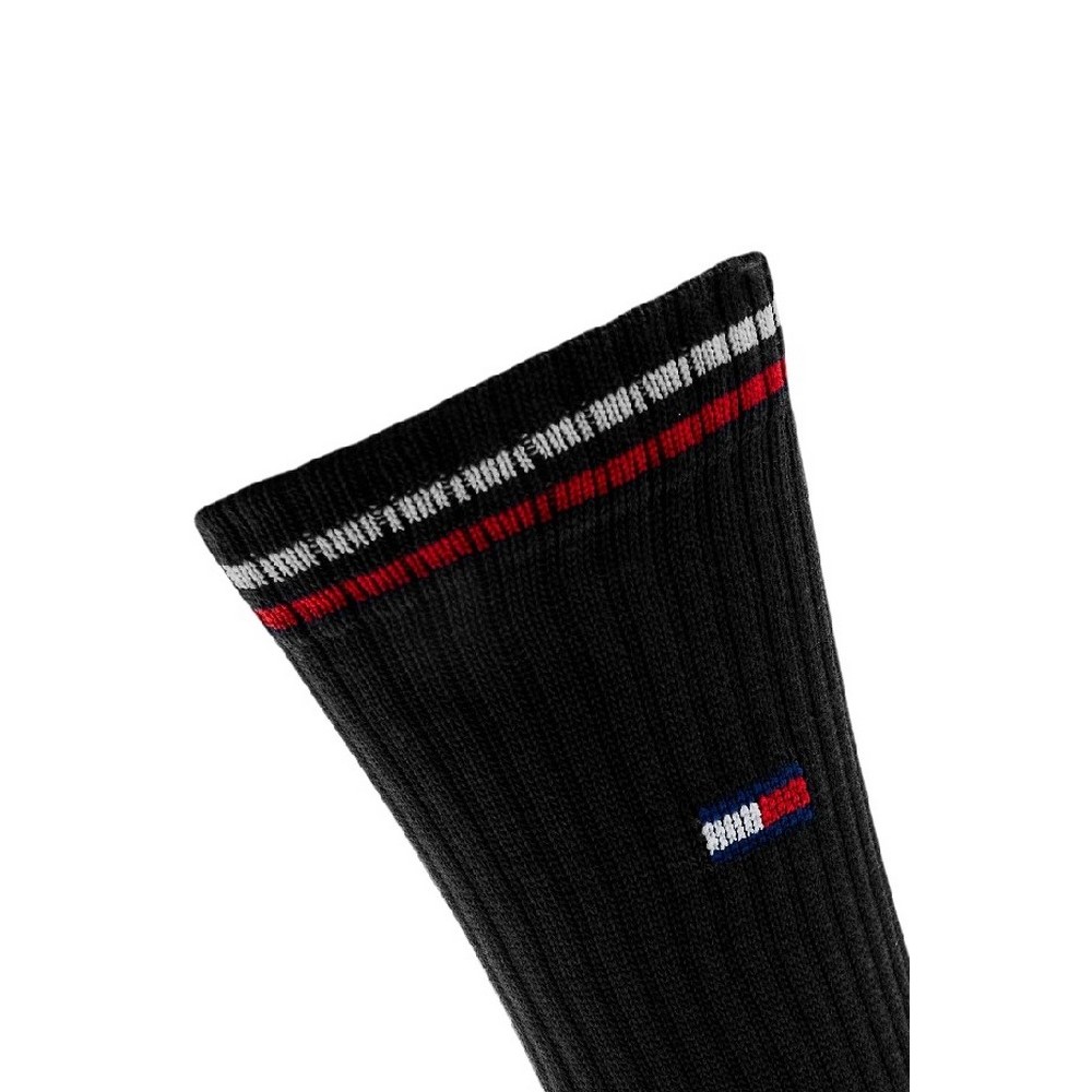 TOMMY JEANS UNI SOCK 2P ICONIC ΚΑΛΤΣΕΣ ΑΝΔΡΙΚΕΣ BLACK