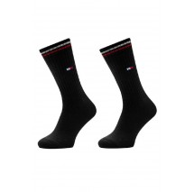 TOMMY JEANS UNI SOCK 2P ICONIC ΚΑΛΤΣΕΣ ΑΝΔΡΙΚΕΣ BLACK