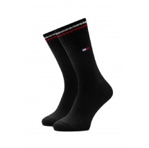 TOMMY JEANS UNI SOCK 2P ICONIC ΚΑΛΤΣΕΣ ΑΝΔΡΙΚΕΣ BLACK