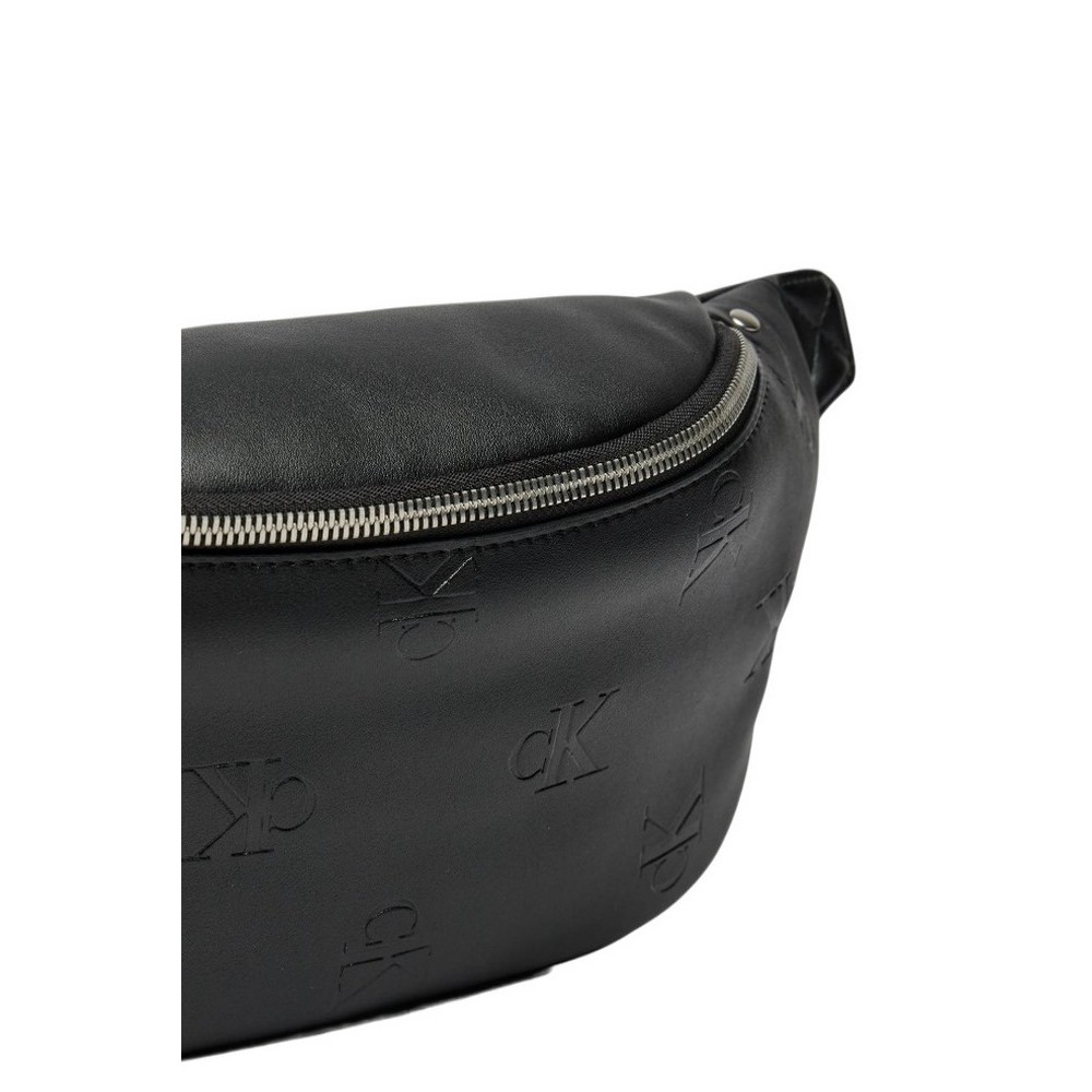 CALVIN KLEIN JEANS AOP WAISTBAG ΤΣΑΝΤΑ ΑΝΔΡΙΚΗ BLACK