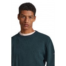 PEPE JEANS E1 DROP 2B DEAN CREW NECK ΜΠΛΟΥΖΑ ΑΝΔΡΙΚΗ GREEN