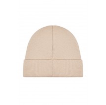 CALVIN KLEIN JEANS INST PATCH BEANIE ΣΚΟΥΦΟΣ ΓΥΝΑΙΚΕΙΟΣ ECRU