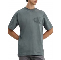 CALVIN KLEIN JEANS CK APPLIQUE TEE T-SHIRT ΜΠΛΟΥΖΑ ΑΝΔΡΙΚΗ ENDLESS GREY