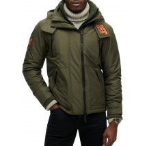 SUPERDRY SDCD HOODED MTN WINDBREAKER JACKET ΜΠΟΥΦΑΝ ΑΝΔΡΙΚΟ KHAKI