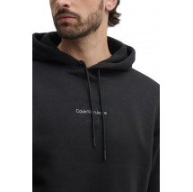 CALVIN KLEIN JEANS MONOLOGO HOODIE ΜΠΛΟΥΖΑ ΦΟΥΤΕΡ ΑΝΔΡΙΚΟ BLACK