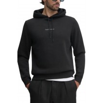 CALVIN KLEIN JEANS MONOLOGO HOODIE ΜΠΛΟΥΖΑ ΦΟΥΤΕΡ ΑΝΔΡΙΚΟ BLACK