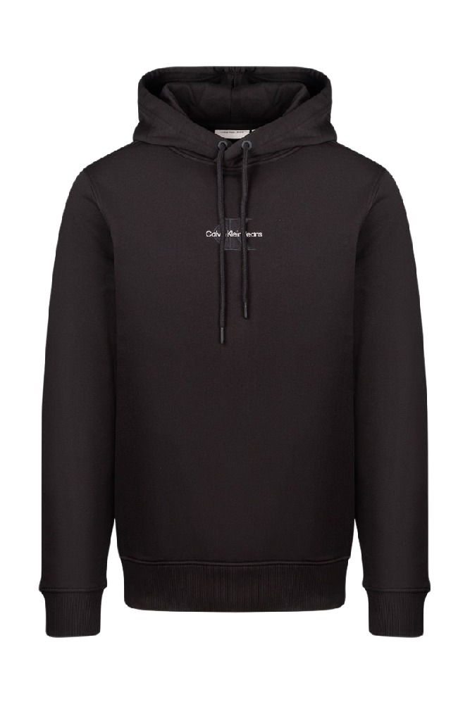 CALVIN KLEIN JEANS MONOLOGO HOODIE ΦΟΥΤΕΡ ΑΝΔΡΙΚΟ BLACK