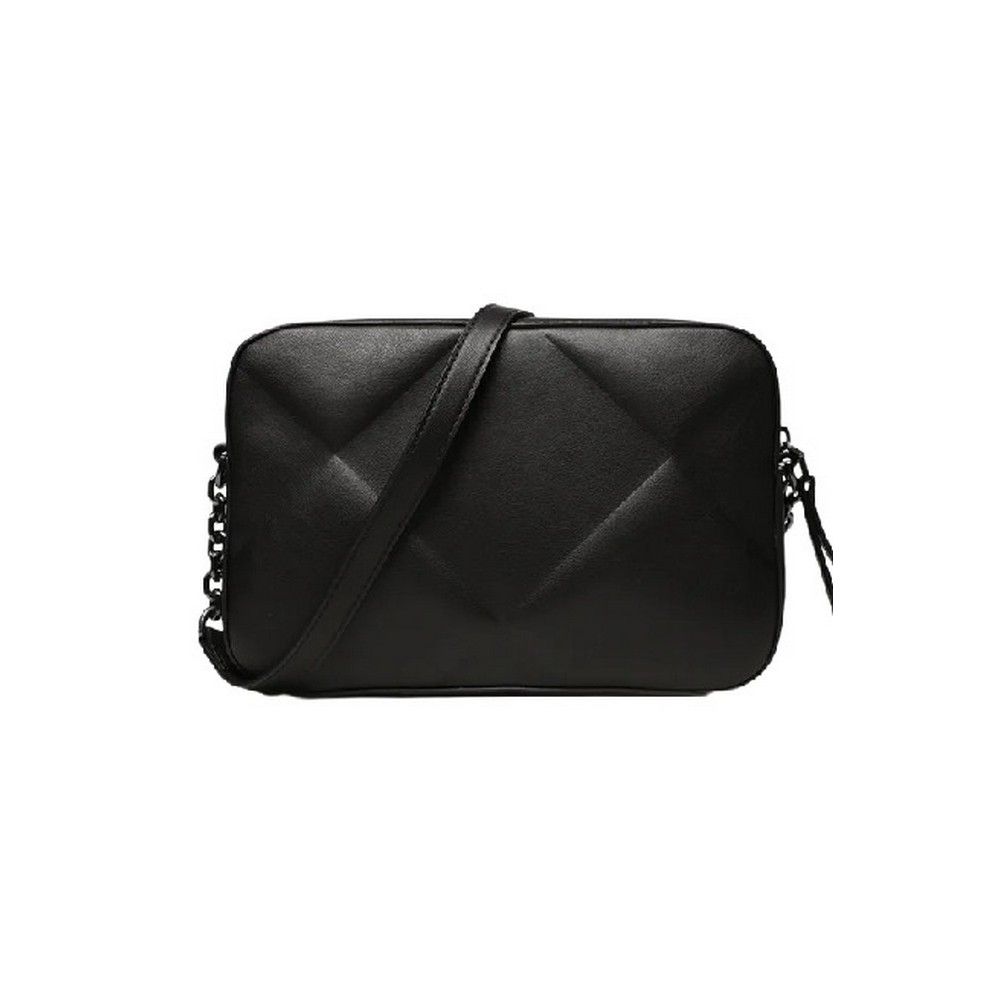 CALVIN KLEIN JEANS RE-LOCK QUILT CAMERA BAG ΤΣΑΝΤΑ ΓΥΝΑΙΚΕΙΑ BLACK