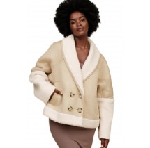 UGG MINDY LUXEFLUFF JACKET ΜΠΟΥΦΑΝ ΓΥΝΑΙΚΕΙΟ ECRU