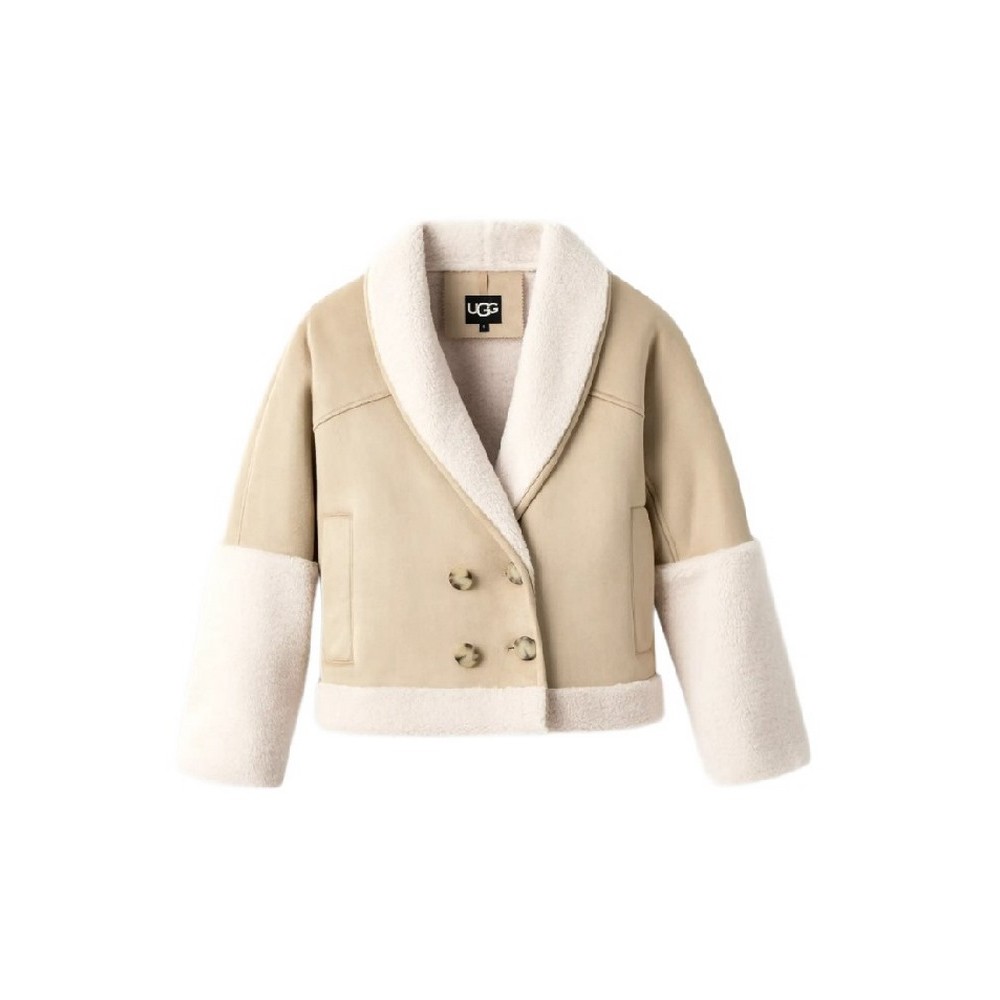 UGG MINDY LUXEFLUFF JACKET ΜΠΟΥΦΑΝ ΓΥΝΑΙΚΕΙΟ ECRU