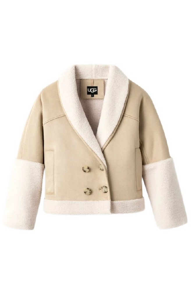 UGG MINDY LUXEFLUFF JACKET ΜΠΟΥΦΑΝ ΓΥΝΑΙΚΕΙΟ ECRU