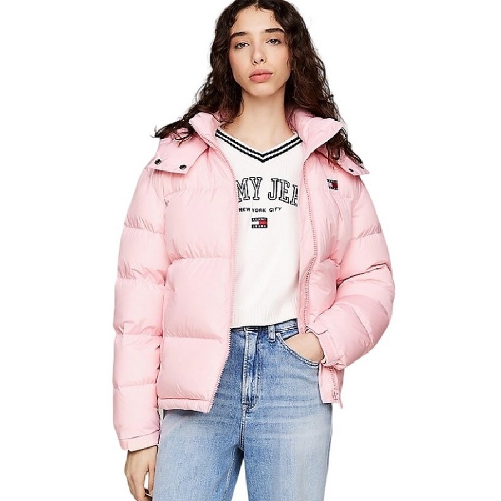 TOMMY HILFIGER TJW ALASKA PUFFER EXT ΜΠΟΥΦΑΝ ΓΥΝΑΙΚΕΙΟ PINK